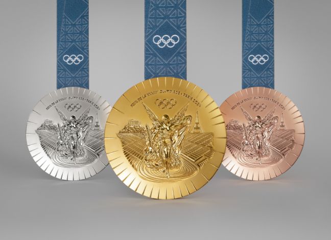 design des mdailles olympiques des JO 2024